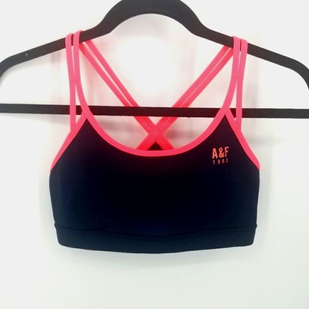 Abercrombie & Fitch Athletic Criss Cross Sport Bra XS